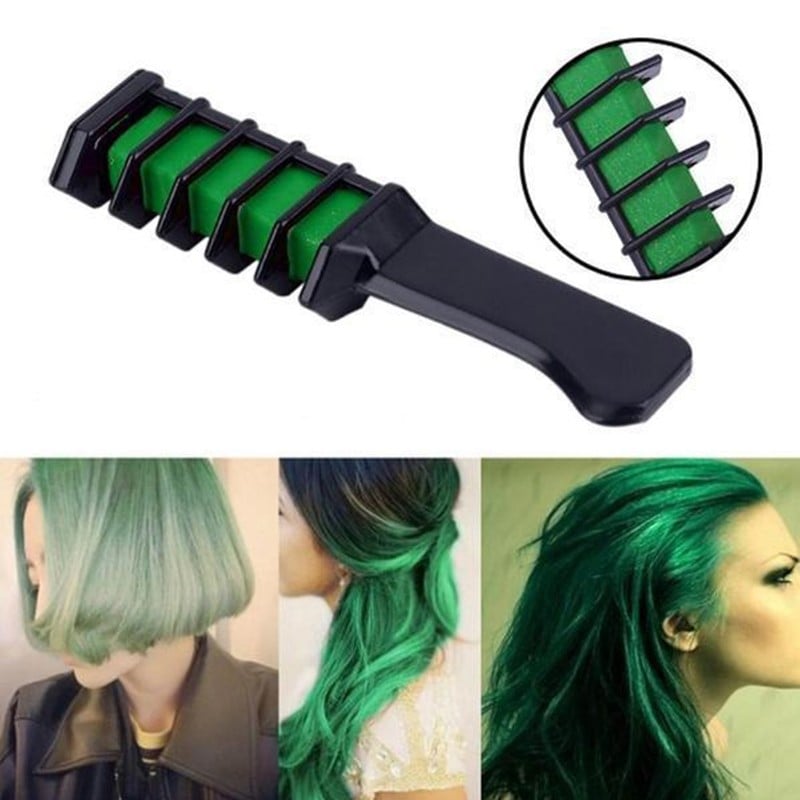 Mini Disposable Hair Color Chalk with Brush