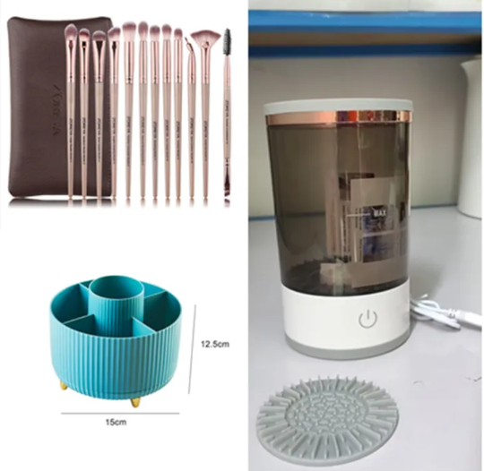 Electric Makeup Brush  Cleaner with USB Charging