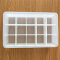 15-Cube Silicone Ice Tray for Easy Ice Making