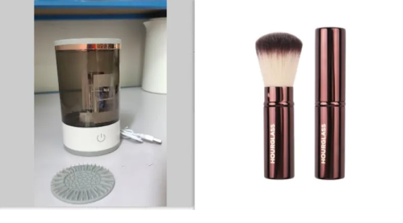 Electric Makeup Brush  Cleaner with USB Charging