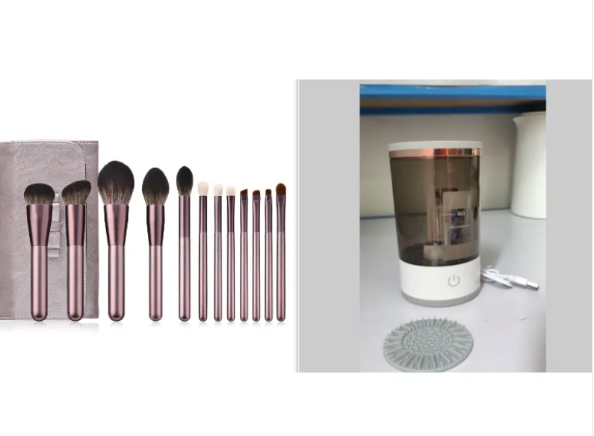 Electric Makeup Brush  Cleaner with USB Charging